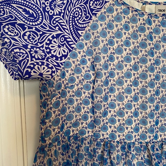 Blue Patterned ASOS Dress - Picture 5 of 6